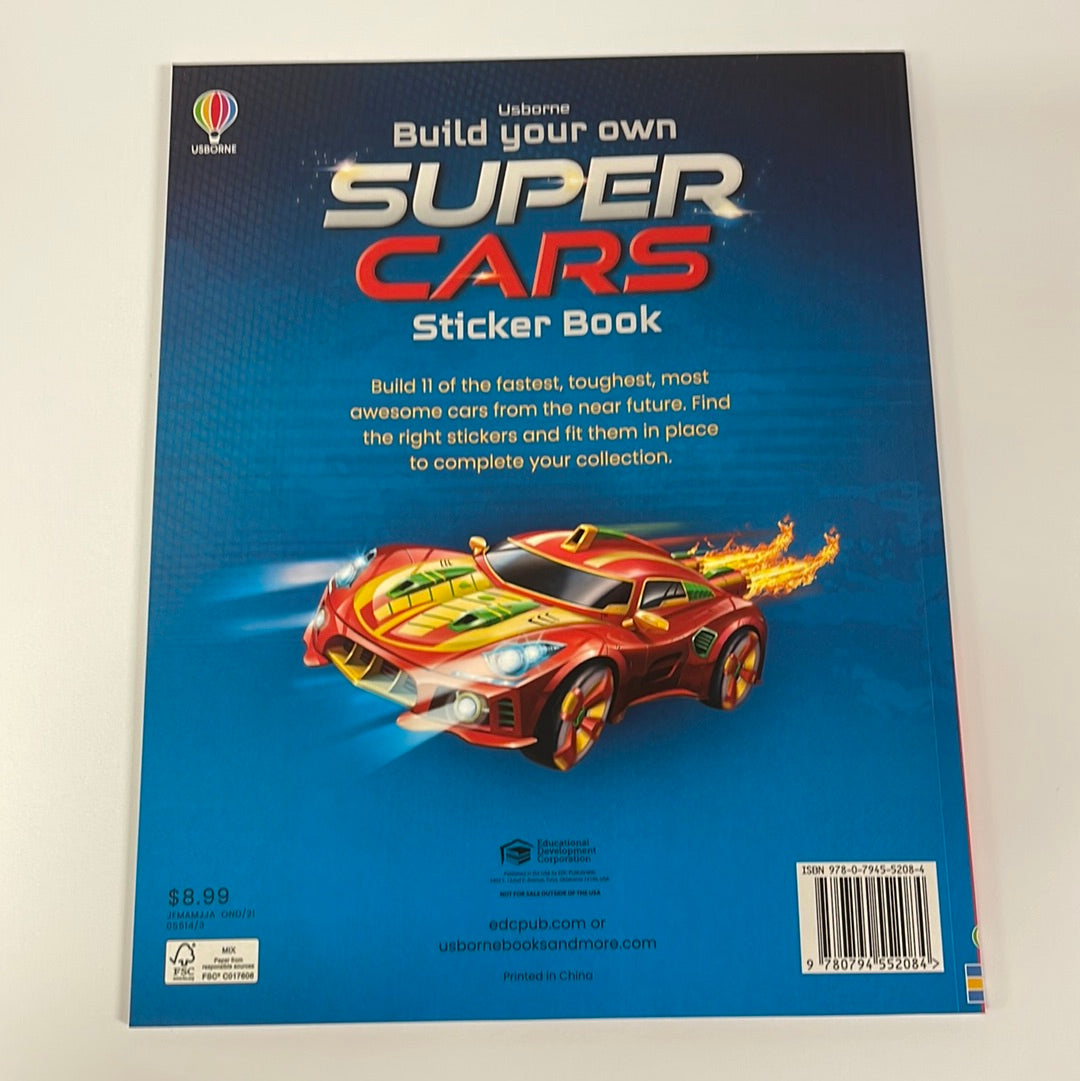 Super Cars Sticker Book