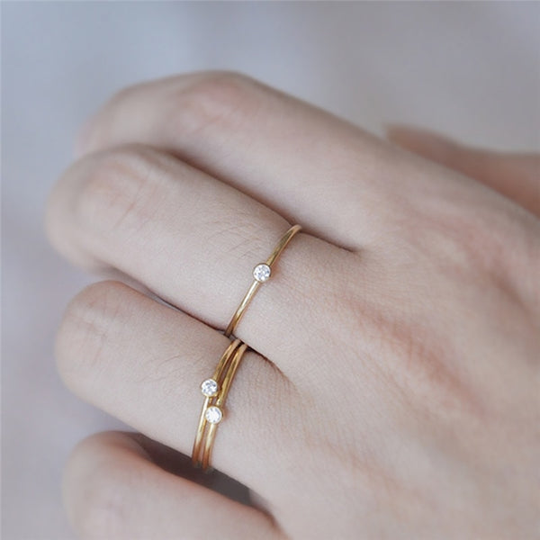 Crystal Simple Ring – Cutie Gifts Store