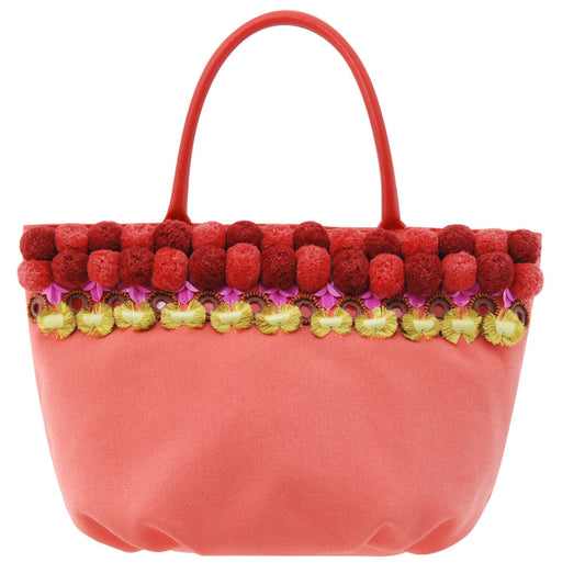 BB-106 Blue and Pink Flowers on Cocoa Bucket Bag – The Enriched Stitch