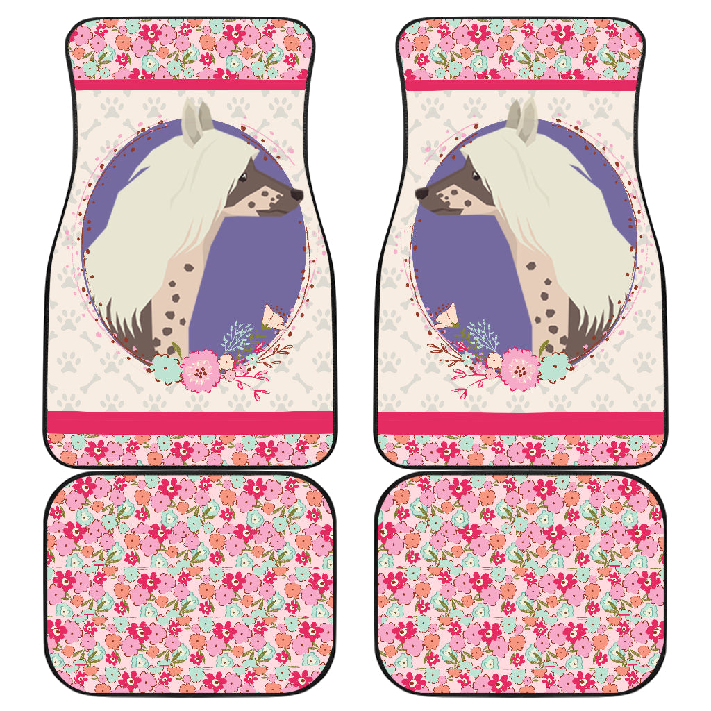 Chinese Crested Dog Car Floor Mats Pt10220 Pink Floral Car Floor