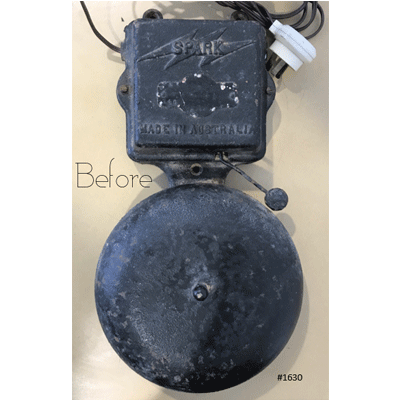 Vintage Spark Cast Iron Alarm Bell | eXibit collection