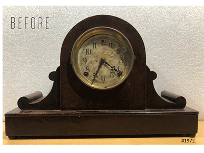 Vintage Original Sessions Battery Mantel Clock | eXibit collection