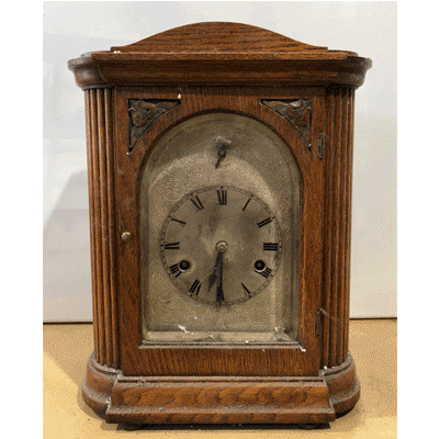 Original Antique HAC Wooden Mantel Clock | eXibit collection