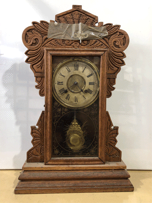 Antique NEW HAVEN Cottage Mantel Clock | eXibit collection