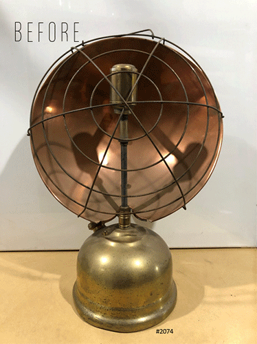 Vintage Brass and Copper TILLEY Radiator Lamp | eXibit collection