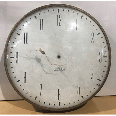 Vintage TIMATIC Battery Station Wall School Clock | eXibit collection