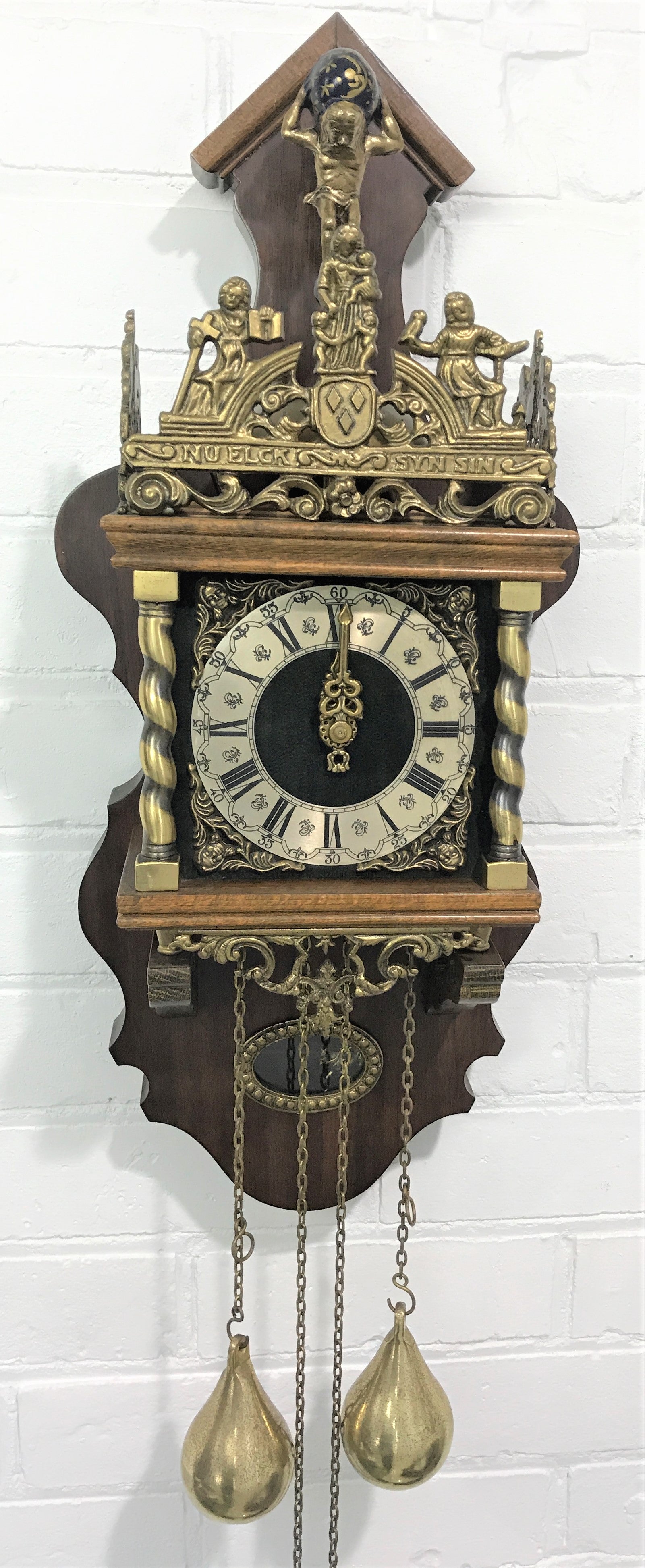 Vintage Dutch Atlas Chime Wall Clock | eXibit collection