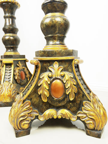 Vintage Torchere Pedestal Candle Stand | eXibit collection