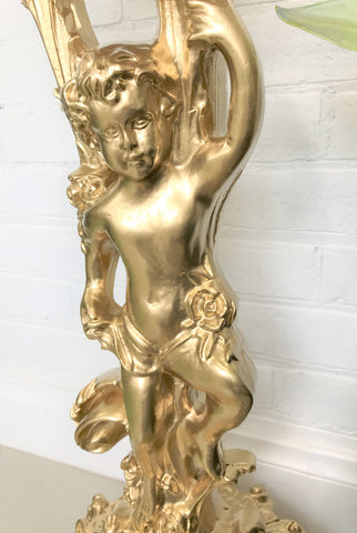 Vintage Cherub Pedestal Stand | eXibit collection