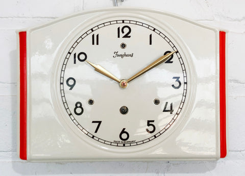 Vintage Junghans Ceramic Wall Clock | Adelaide Clocks