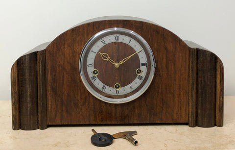 Vintage Westminster Hammer on Rods Chime Mantel Clock | Adelaide Clocks