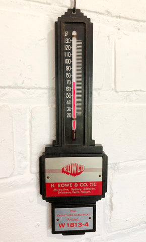 Vintage ROWCO Bakelite Thermometer | eXibit collection