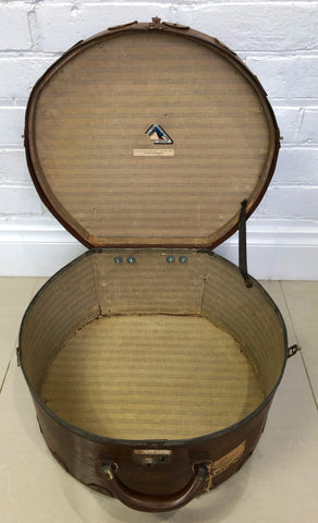 Vintage Railway Hat Box Travel Case | eXibit collection