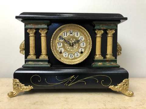 Antique Gilbert Battery Mantel Clock | eXibit collection