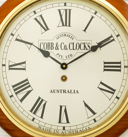 Vintage Style COBB & Co Station Battery Wall Clock | eXibit collection