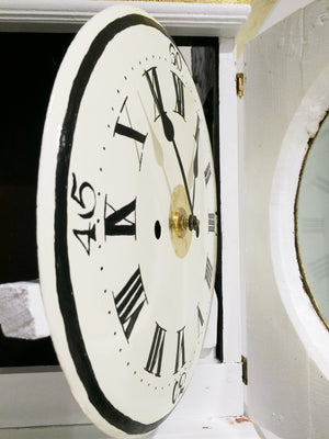 Antique Quartz Battery Bornholm Grandfather Clock | eXibit collection
