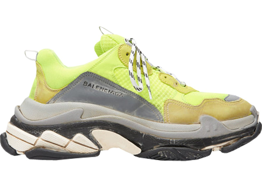 balenciaga neon triple s