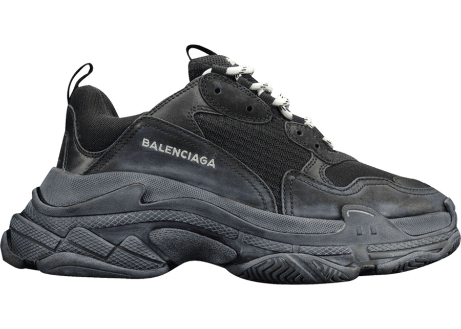 balenciaga triple s black 2018