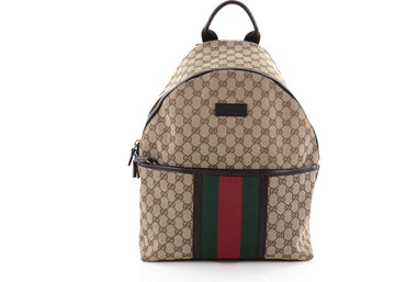 gucci backpack with red and green straps