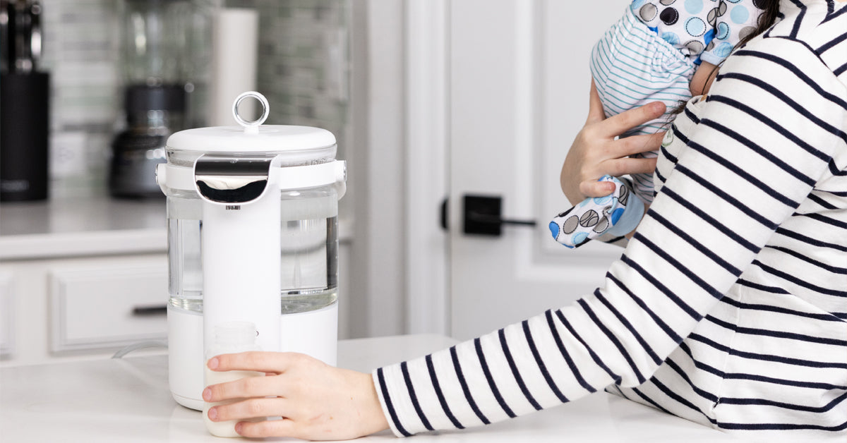  BabyEXO Dispensador de leche de fórmula automática mezclador eléctrico  calentador inteligente Ordeño para bebé - Fácilmente hacer biberón con  mezcla automática de polvo : Bebés