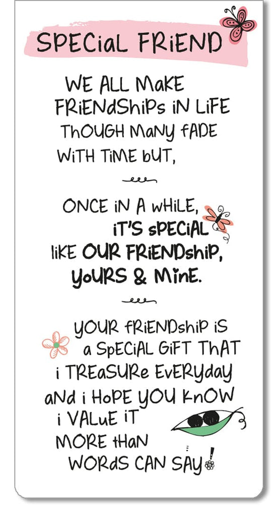 Inspired Words Magnetic Bookmark - Special Friend – Curios Gifts