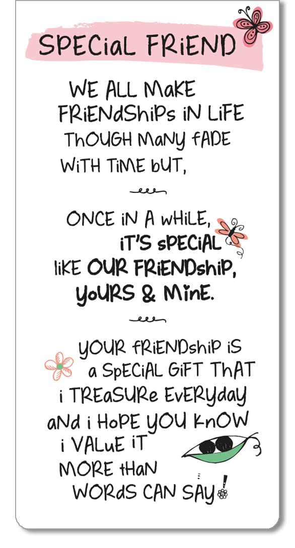 Inspired Words Magnetic Bookmark - Special Friend – Curios Gifts