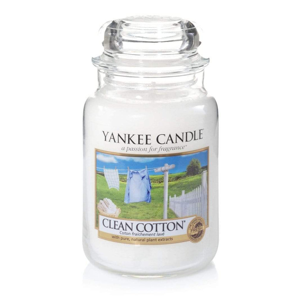 Yankee Candle Large Jar - Clean Cotton – Curios Gifts