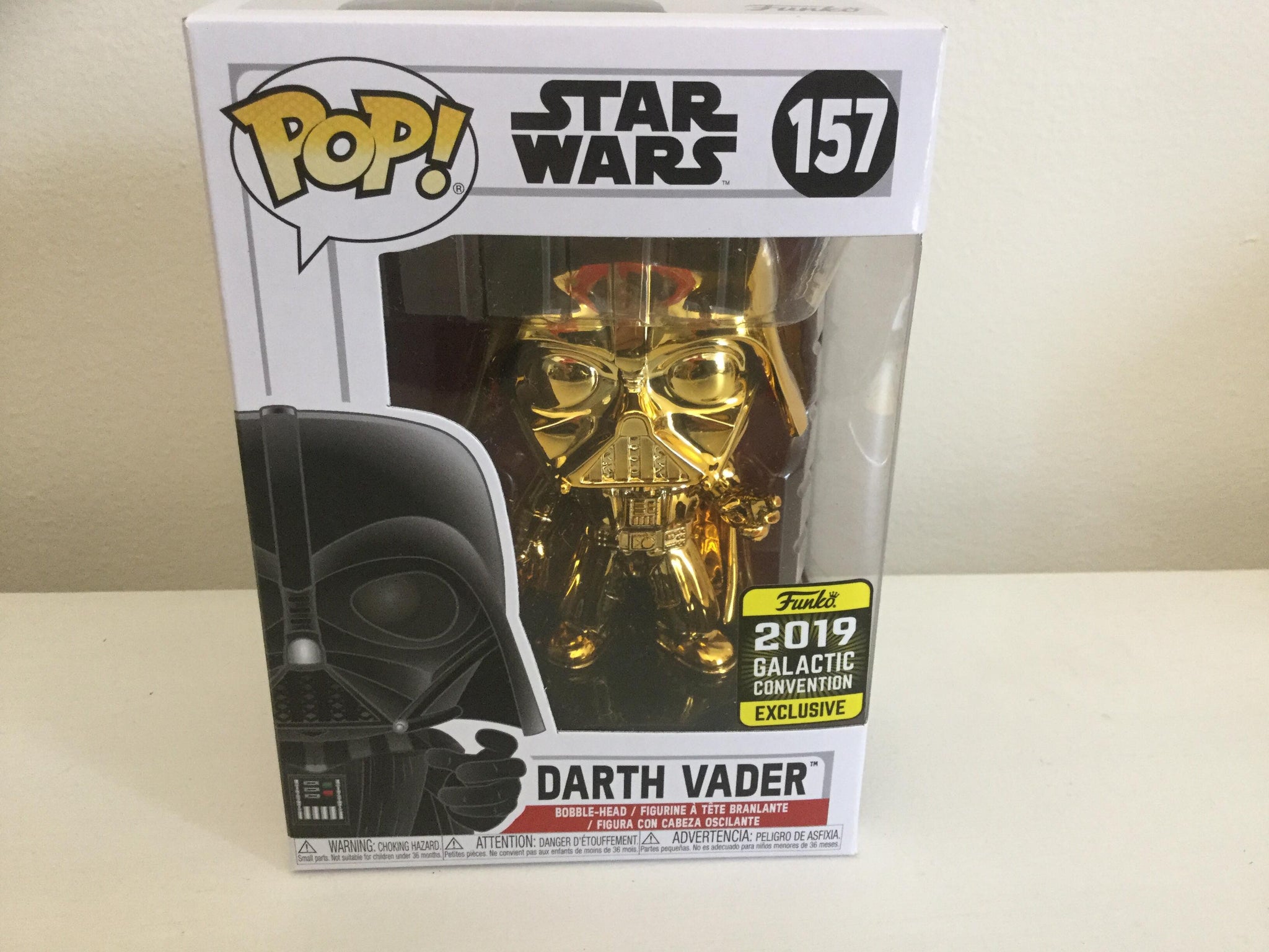 funko pop darth vader gold