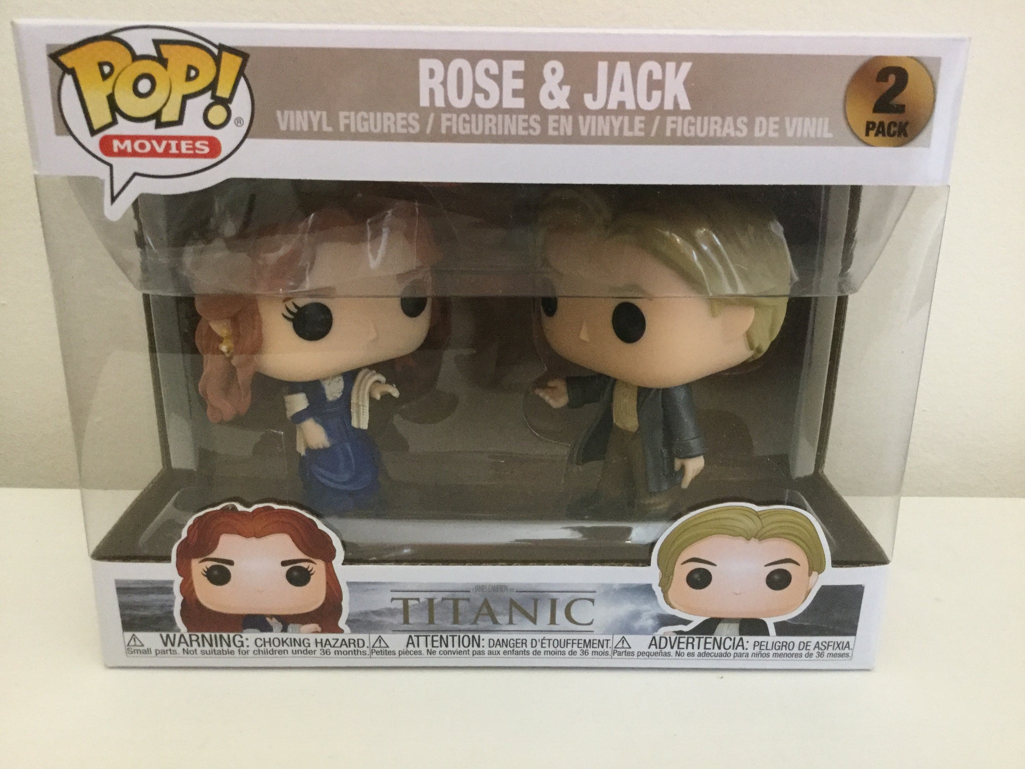 Titanic - Rose & Jack US Exclusive Pop! Vinyl 2-pack – House of Collectables