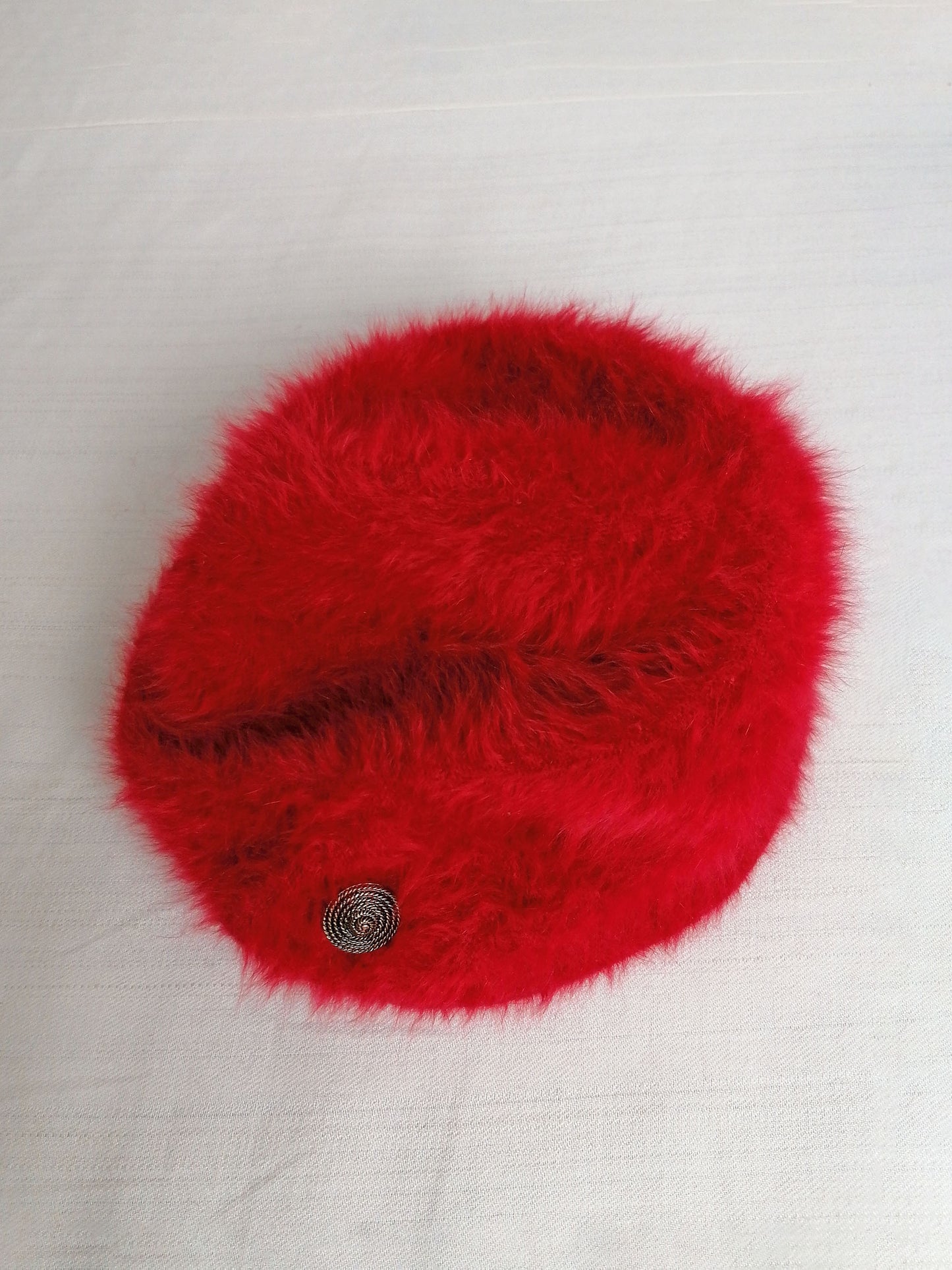 90's KANGOL Furgora Hat Red Fluffy - size S