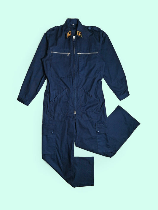 Swiss Army Pilot Mechanic Overalls Blue - size L