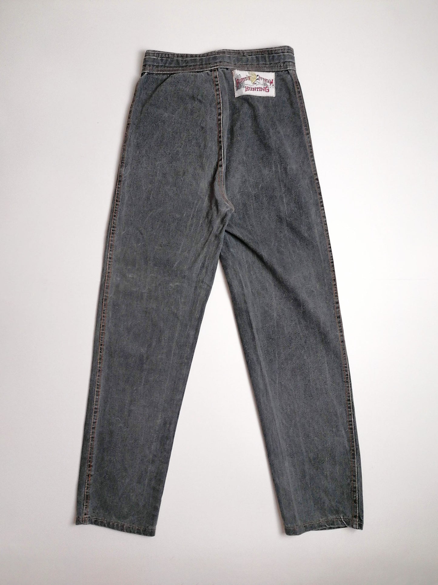 90's High Waist Jeans Charcoal - size XS