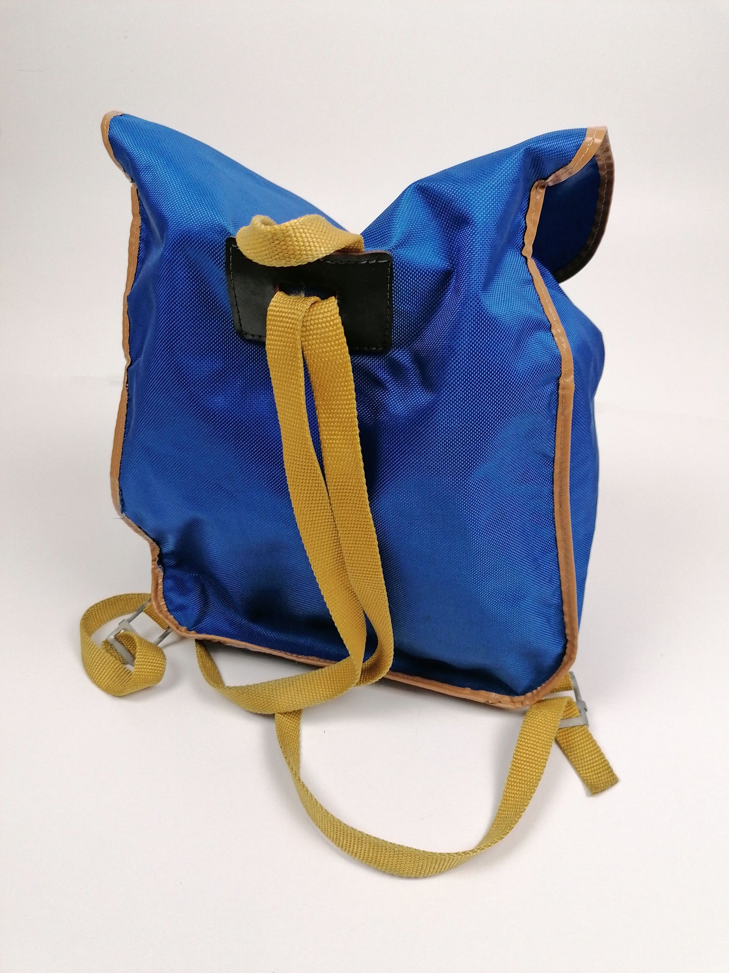 Vintage 70's Blue Nylon Small Backpack Rucksack