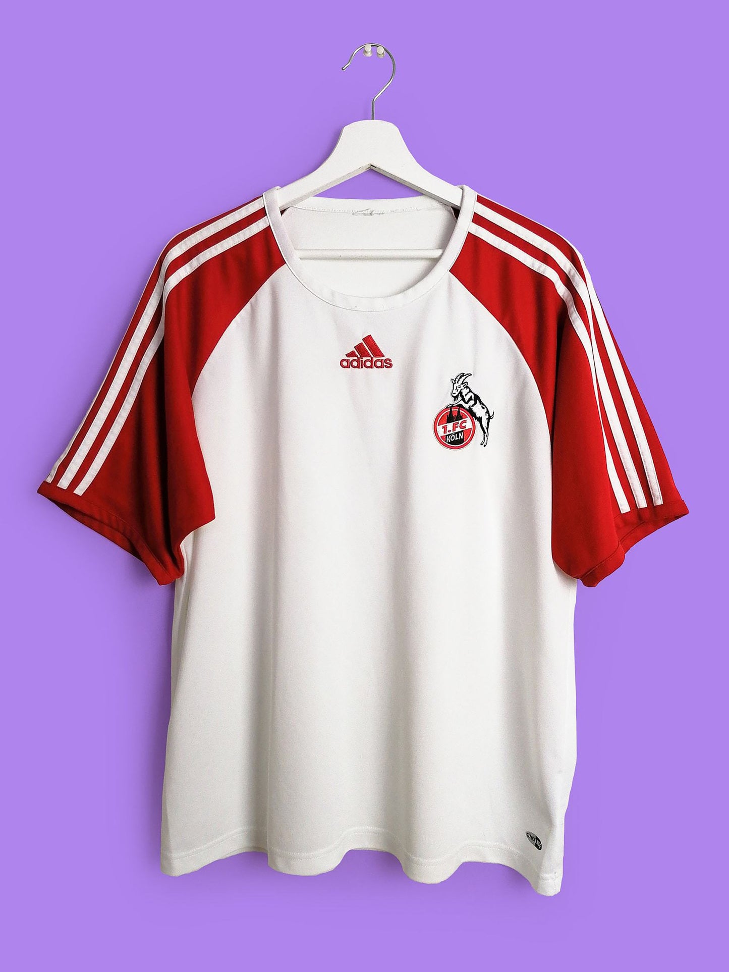 ADIDAS Unisex Football T-shirt Koln Team - size L