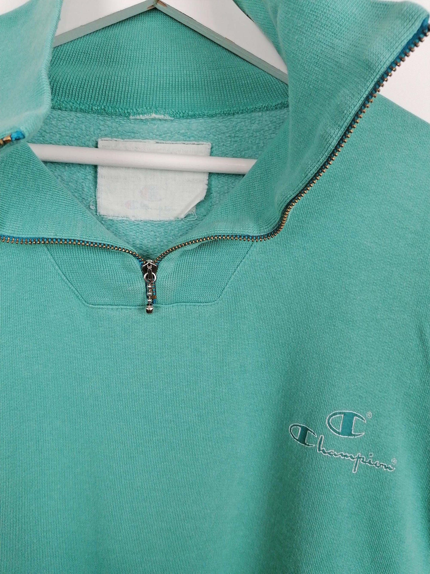 90's CHAMPION Quarter Zip Sweatshirt - size S-L