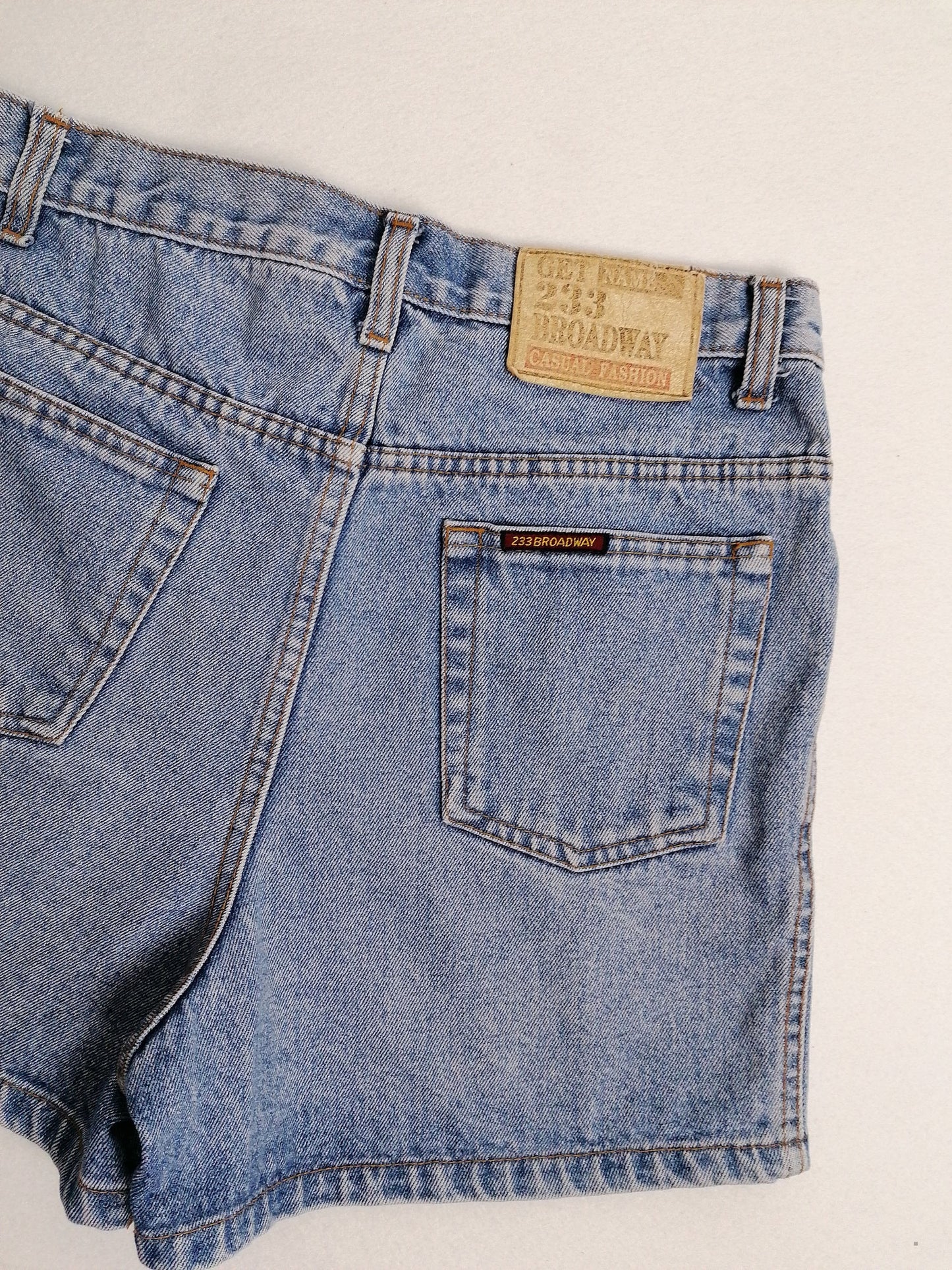 Vintage 90's 233 Broadway Denim Shorts ~ size S-M