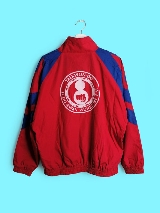 BERRI 90's Unisex Track Jacket Red and Blue - size S