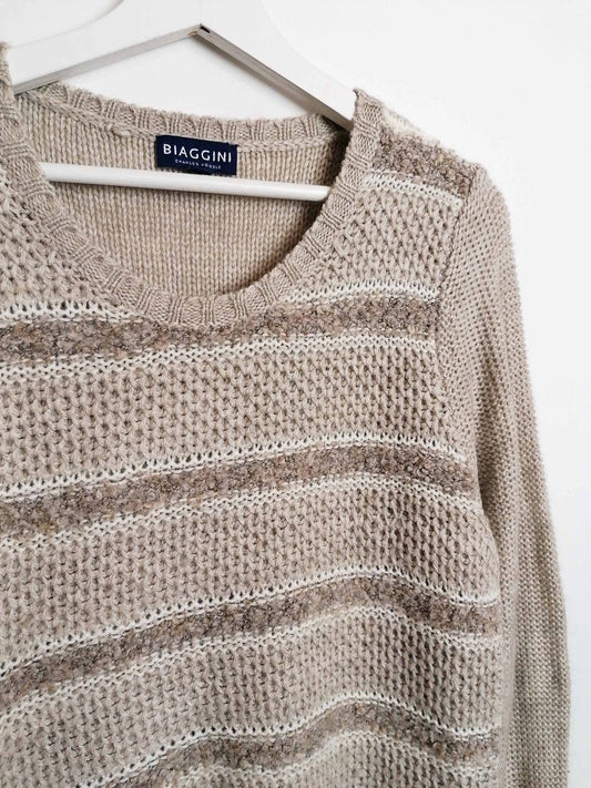 BIAGGINI 90's Knit Wool Blend Jumper