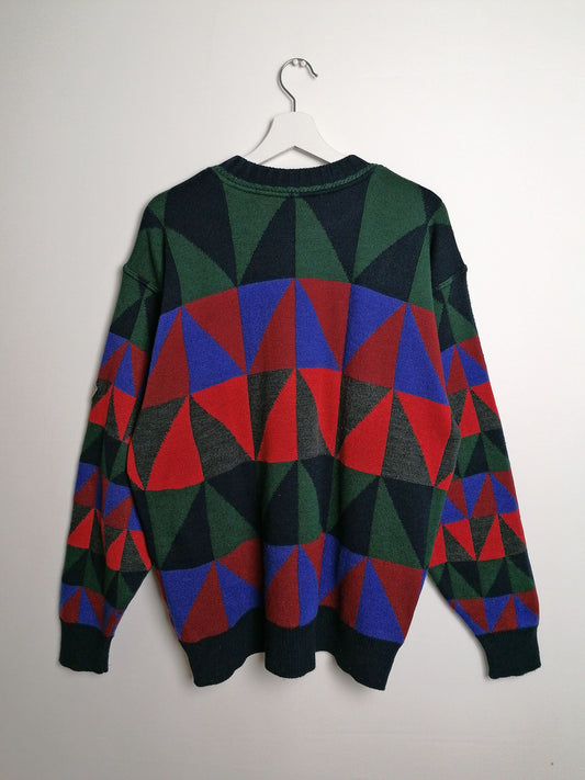 CARLO COLUCCI Unisex Retro Sweater - size L / 52