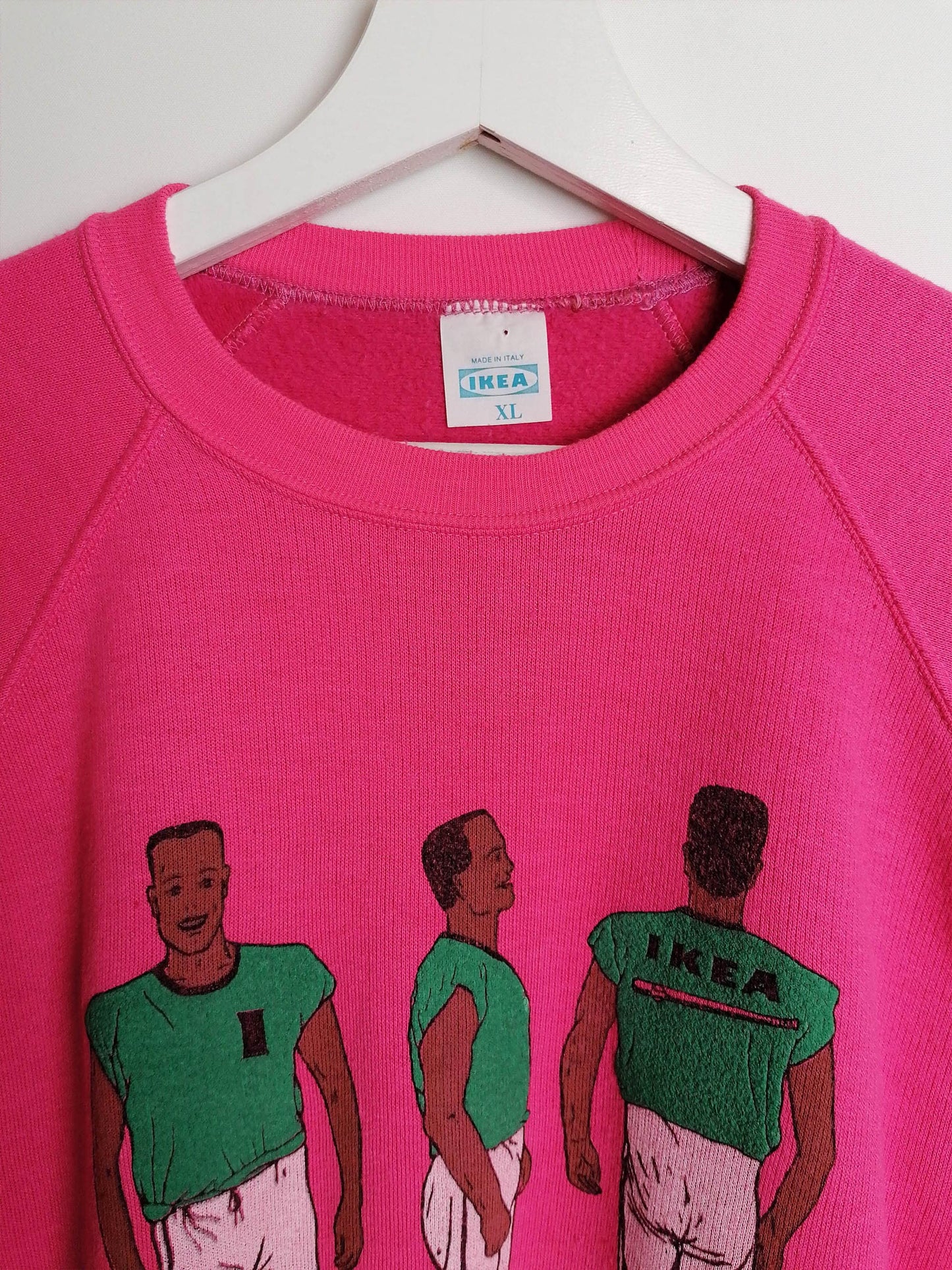 *Rare* 80's IKEA Pink Sweatshirt - size L-XL