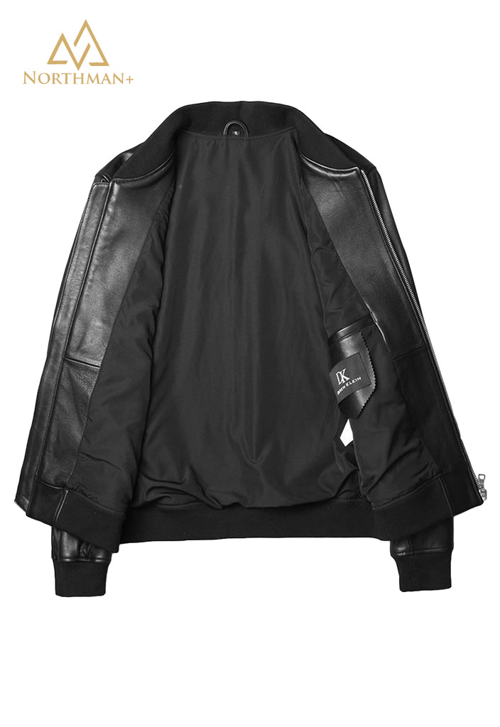 Bomber Leather jacket by Northman+ – Northman Plus