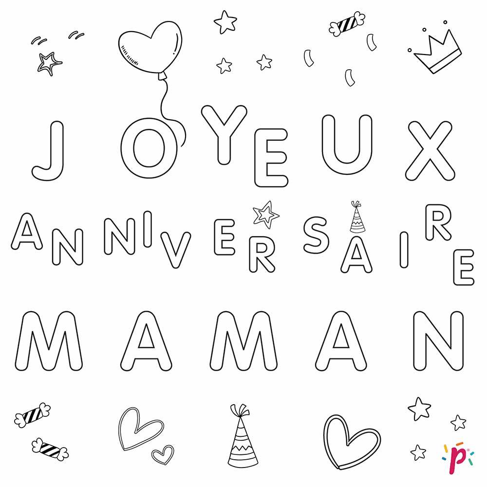 Pixdeco Joyeux Anniversaire Maman Pixcake The Original Le 1er Puzzle Gourmand