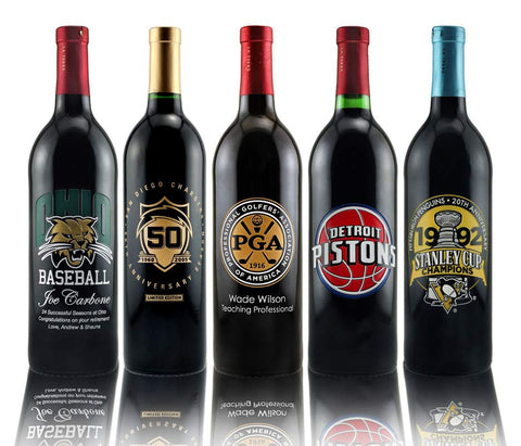 Baseball hockey, basketball, Golf Customized Wine