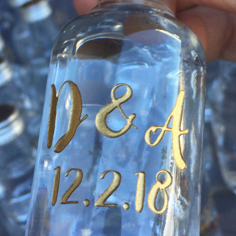 personalized Etched Absolute Vodka