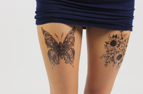 temporary tattoo paper leg tattoos
