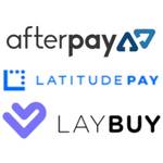 Image of Buy Now Pay Later Options ( Found at the last step of checkout eg, after you enter your name address etc. )