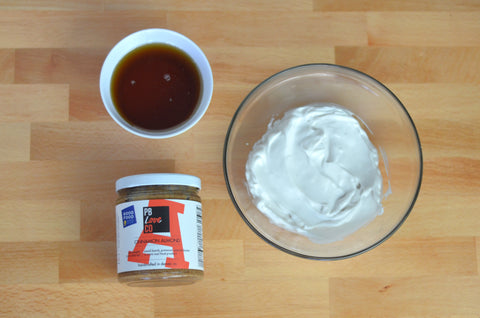 pb love co - whip cream - dairy free- almond butter -cinnamon - easy - healthy