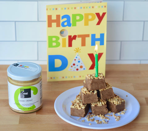 Happy Birthday PB Love! Chocolate peanut butter fudge with Classic Creamy Peanut Butter. 