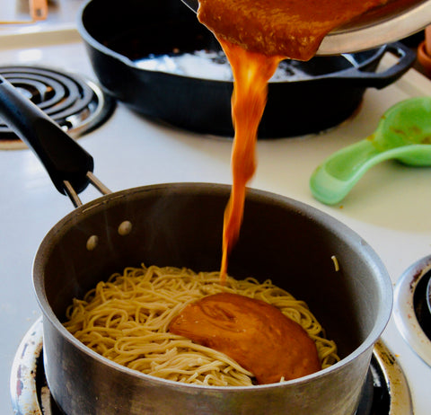 Spicy Peanut Butter Ramen Made With Classic Creamy And Sea Salt Peanut Butter