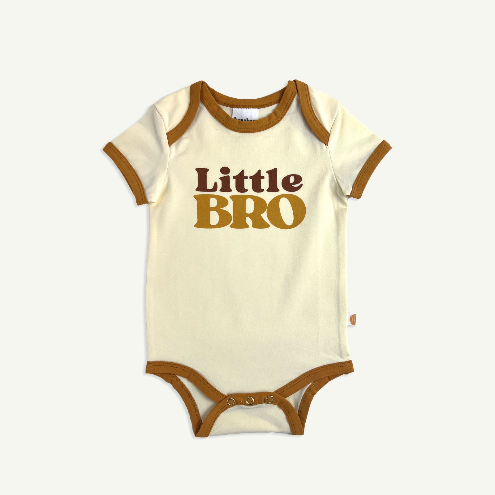 Big Brother Organic Cotton Mustard Banabae Tee Ringer | 